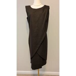 Authentic Fendi Sleeveless Draped Dress